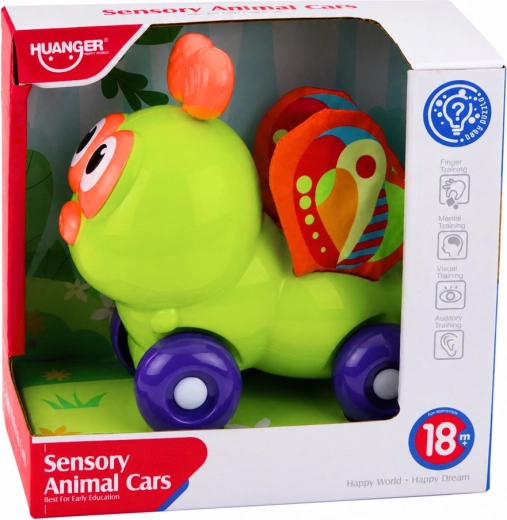 Wheeled car for active movement