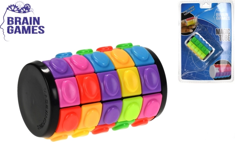 Prāta spēļu cilindriskais galvaslauzis Brain Games 6,5 cm