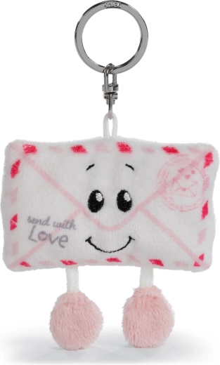 Nici plīša atslēgu piekariņš Vēstule Love 8 cm