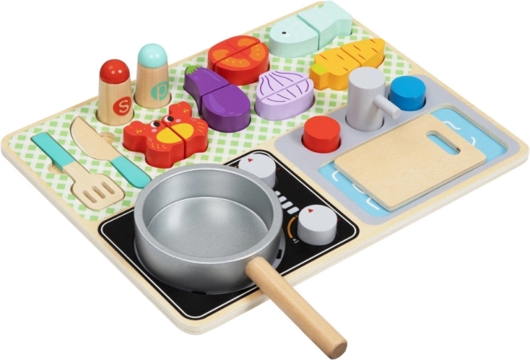 Kitchen and shape sorter in one