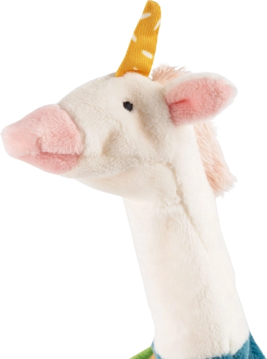 Soft plush and embroidered faces