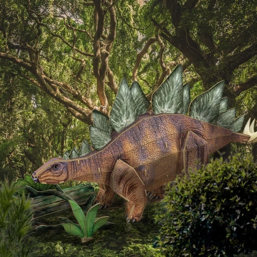 Reālistisks stegozaura modelis