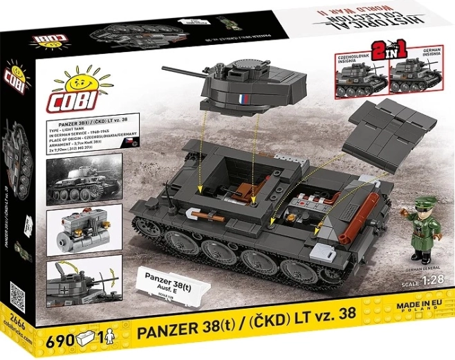 Modelis 2 vienā: LT vz. 38 un Panzer 38(t)