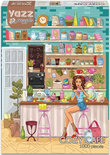 Yazz puzle Mājīga kafejnīca 1000 gabaliņi
