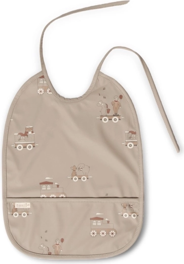 NuuRoo ida bib cream carnival train - 1 piece