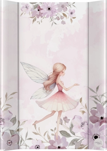 Ceba baby mīksts pārtinamais paliktnis ar sānu malām BASIC Meadow Fairy 50 × 70 cm