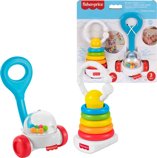 Fisher-Price classic sensory baby toys - 2 pcs