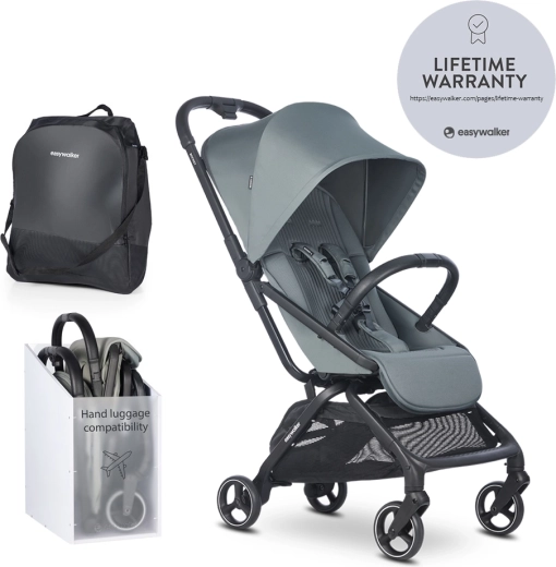 EASYWALKER sporta ratiņi Rockey S – Taupe