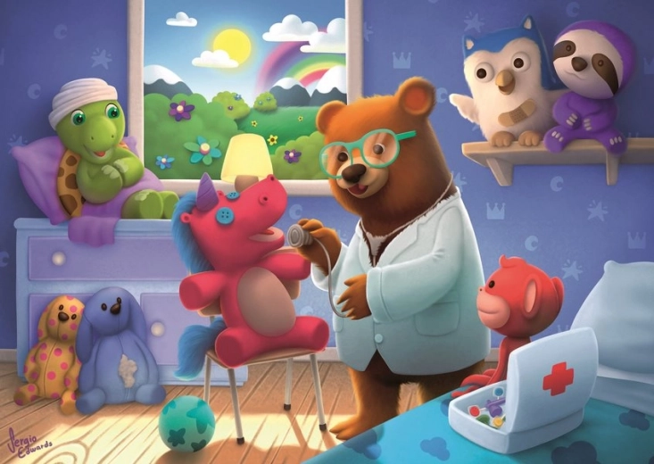 Ravensburger puzle Plīša neatliekamā palīdzība, 35 gabaliņi