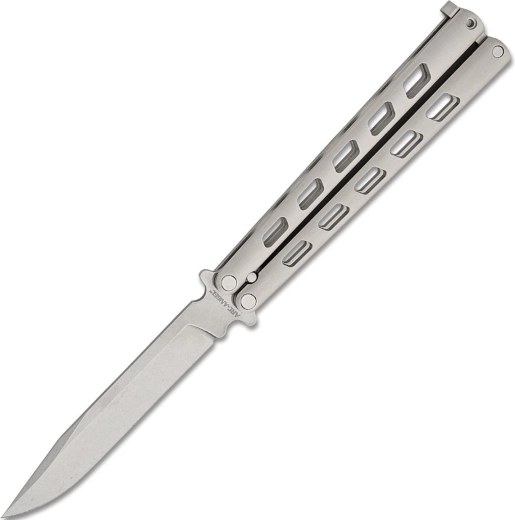 Balisong nazis Cold Steel Arc Angel, 11,4 cm, satin, alumīnija rokturi