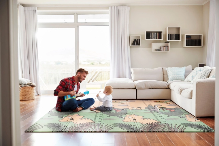 Plaša spēļu zona mājās un viesistabā