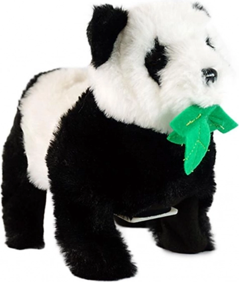 Plīša panda ar akrobātiskiem trikiem uz baterijām