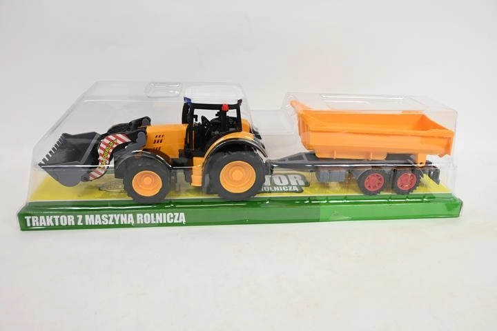Traktors ar piekabi (bērnu rotaļlieta)