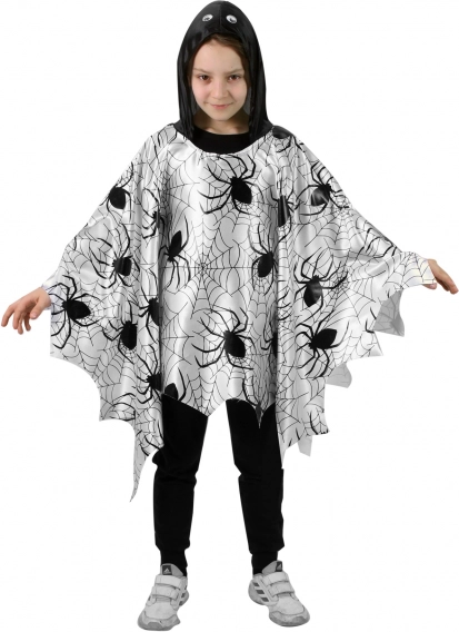 Children's Halloween Spider Cloak with Hood