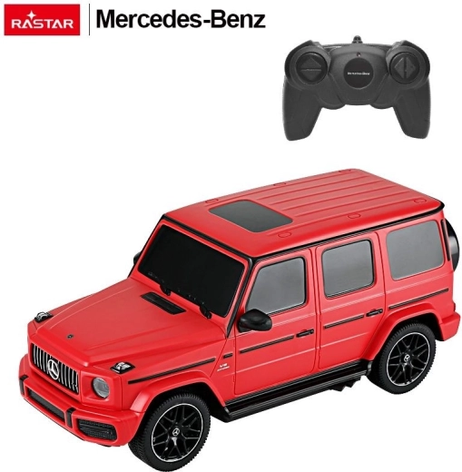 Mercedes-Benz G63 RC auto ar tālvadību Rastar 1:24 sarkans – 1 gab.