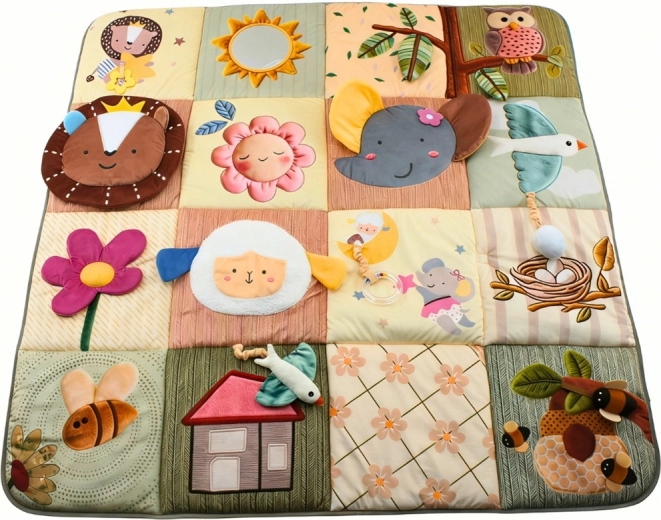Sensorais rotaļu paklājiņš ar dzīvnieciņiem 2Kids Toys