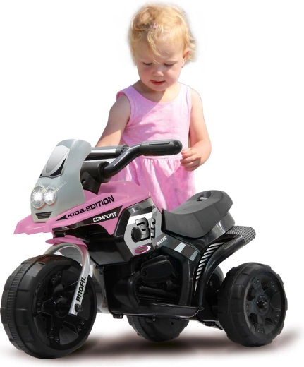 Jamara elektriskais trīsritenis E-Trike Racer rozā 6 V