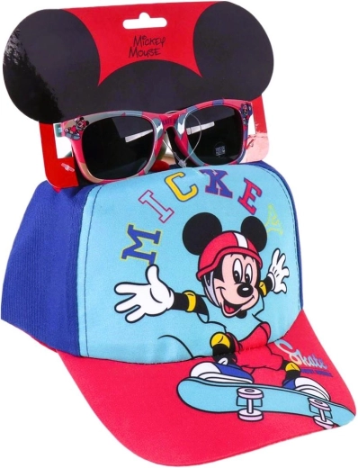 Mickey kepones un saulesbriļļu komplekts