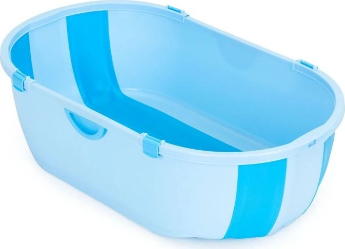 Saliekama bērnu vanniņa ar iztukšošanas aizbāzni ECOTOYS – Zila
