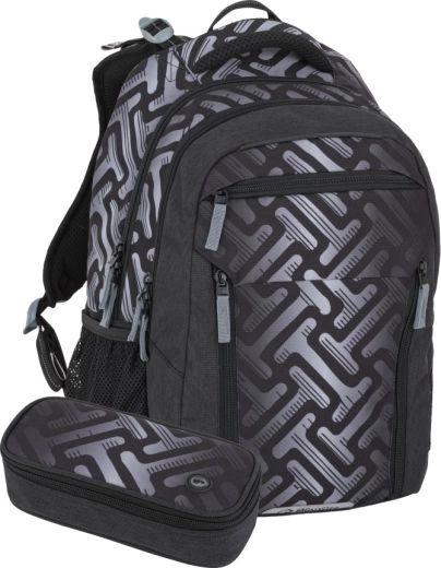 Bagmaster skolas komplekts Porto 26 A pelēks