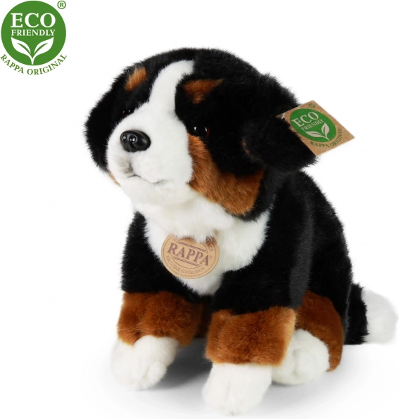 Plush Bernese Mountain Dog 25 cm – RAPPA (eco‑friendly)