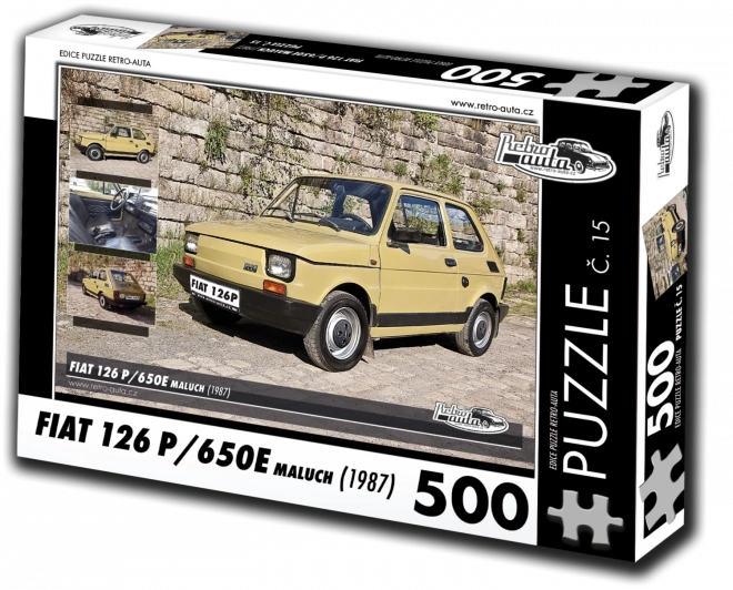 Puazle Retro-auto Fiat 126p Maluch (1987) – 500 gabali