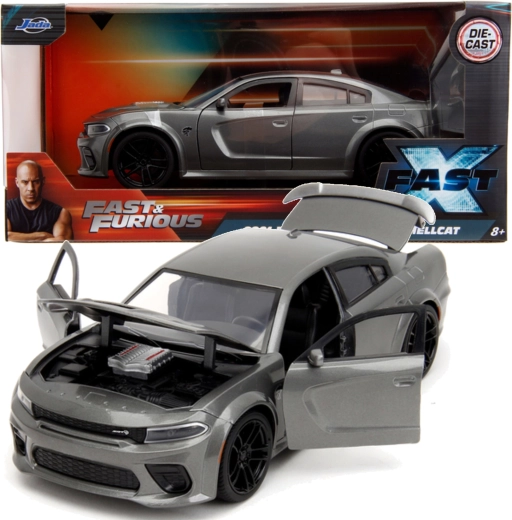 Die-cast model 2021 Dodge Charger SRT Hellcat FAST & FURIOUS 19 cm
