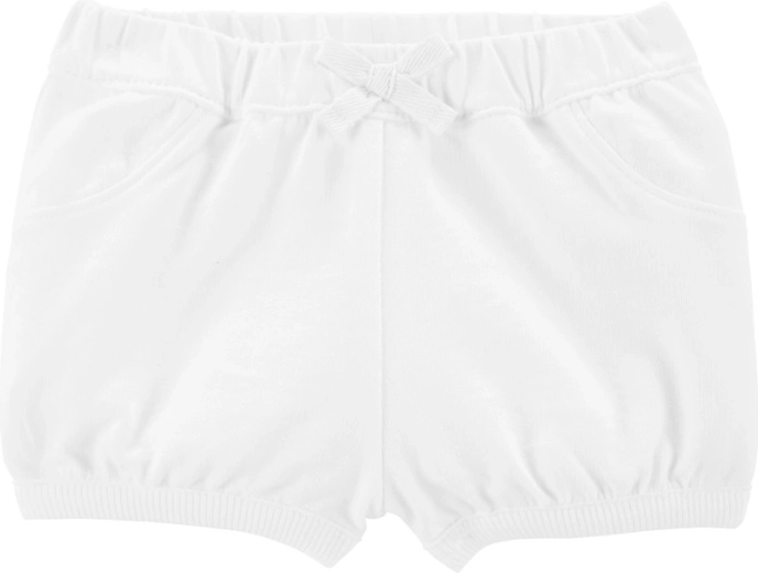 Carter's bērnu šorti ivory meitenēm 6 m – 24m