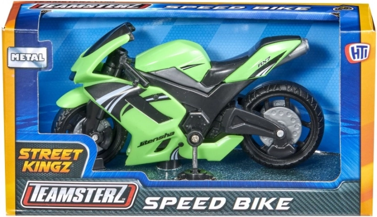 Teamsterz Speed Bike metāla motocikls ar statīvu - 1 gab.