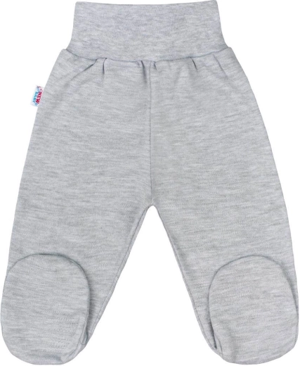Zīdaiņu pusšortiņi ar augsto jostasvietu NEW BABY Classic II pelēki