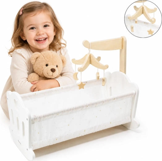 Viga PolarB Wooden Doll Cradle