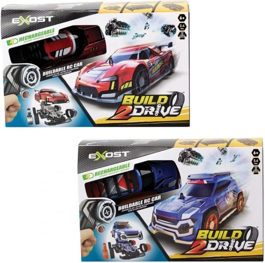 R/C sacīkšu auto Build2 Drive 1:24 ar ātro uzlādi