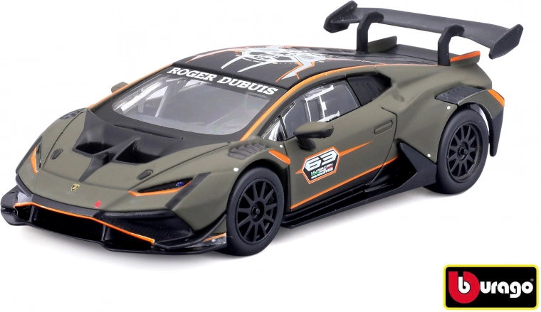 Metāla modelis BBURAGO 1:43 LAMBORGHINI Huracán Super Trofeo EVO2 dekoratīvā kastē
