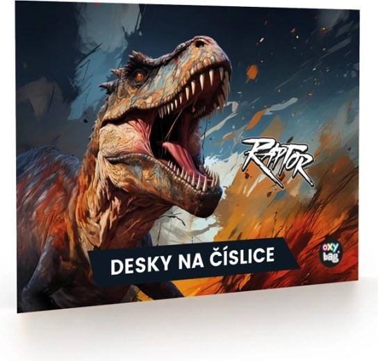 Oxybag mapes ciparu kartītēm Dino