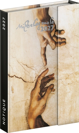 Notique nedēļas magnētiskais plānotājs Michelangelo 2027 11 × 16 cm