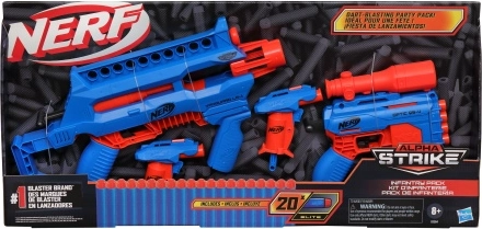 Nerf Alpha Strike blāsteru un šautriņu komplekts