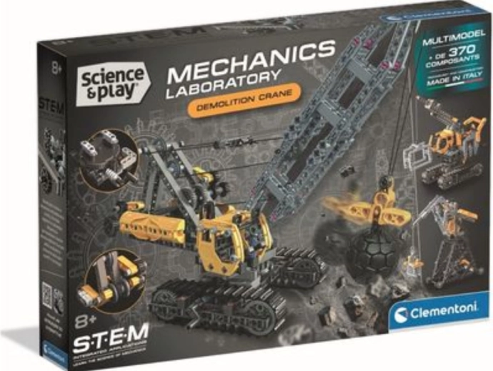 Clementoni Science & Play Mehāniskā laboratorija: nojaukšanas kravas automašīna