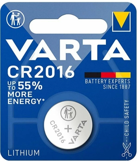 Varta CR2016 Button Cell Battery, 3 V