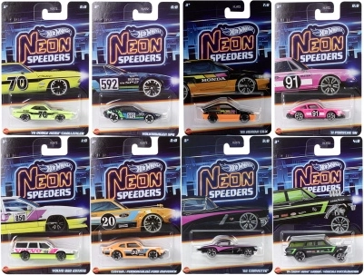 Hot Wheels neona kolekcija – tematiskā mašīnīte 1:64