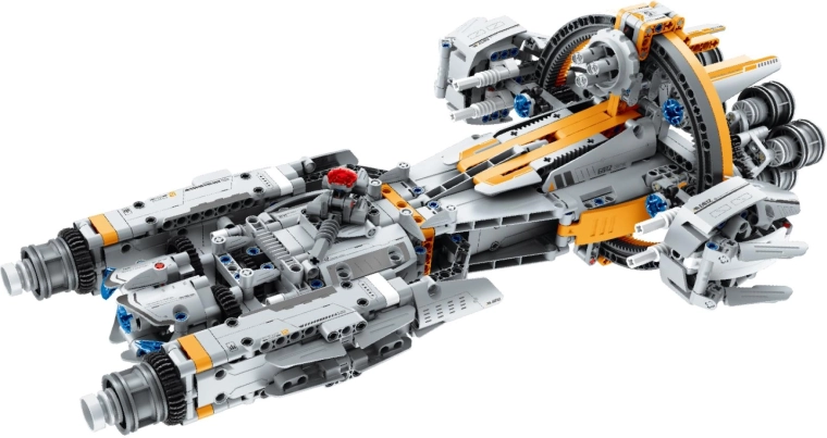 Futuristic spaceship