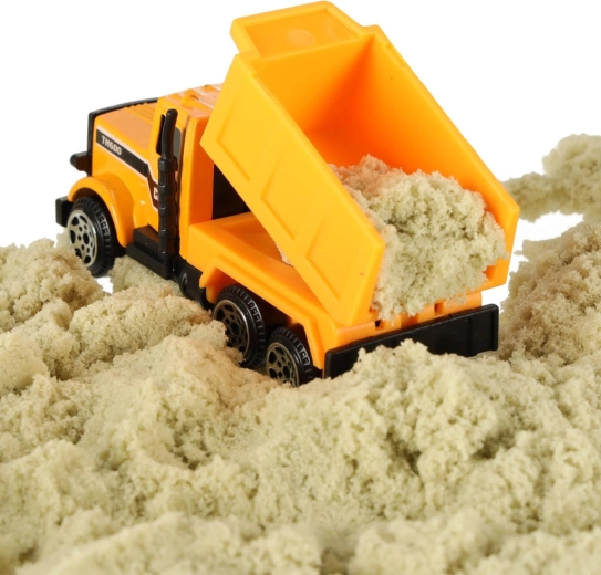 Dump truck with a tipping bed
