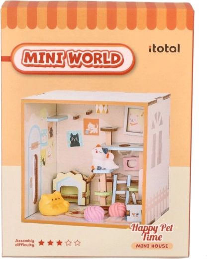 Saliekama miniatūra mājdzīvnieku istabiņa
