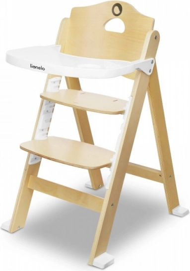Lionelo Floris bērnu barošanas krēsliņš White Natural