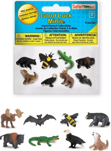 Wild America – Safari Ltd. Good Luck Minis funpack (8 mini figures)