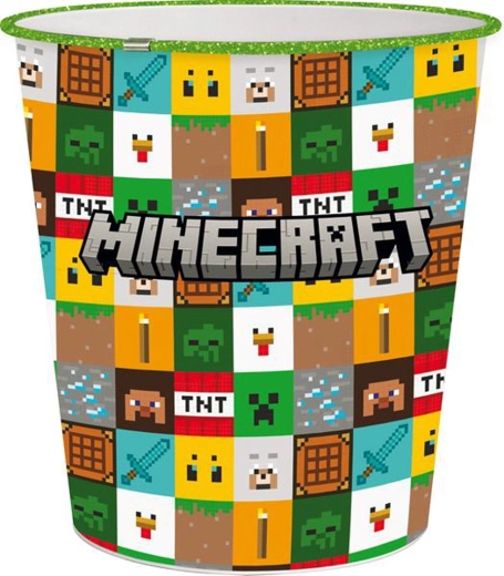 Plastic Trash Bin MINECRAFT 5 L