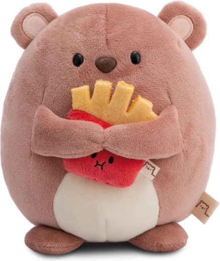 NICI plush teddy bear MyMochi Nomo with fries 27 cm