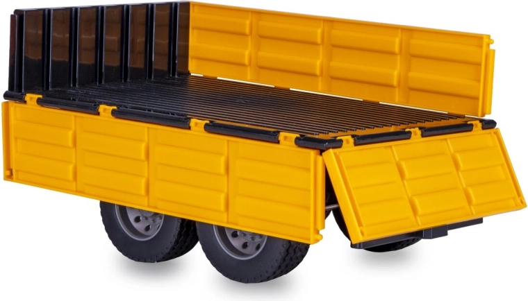 Manually folding side panels