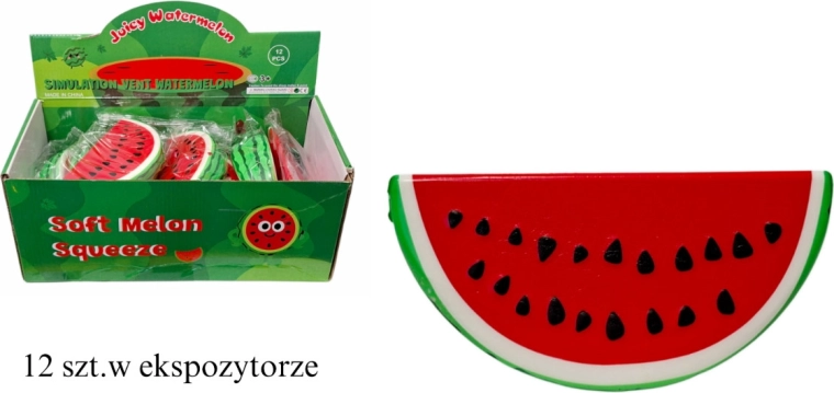 Antistresa spiežams gnioteklis melona šķēles formā