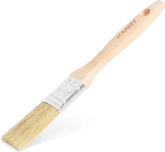 Flat paintbrush with wooden handle 25 mm