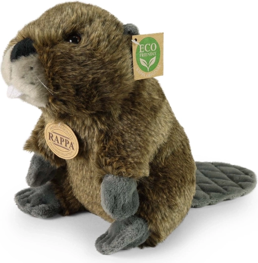Plīša bebrs 22 cm, eco friendly RAPPA